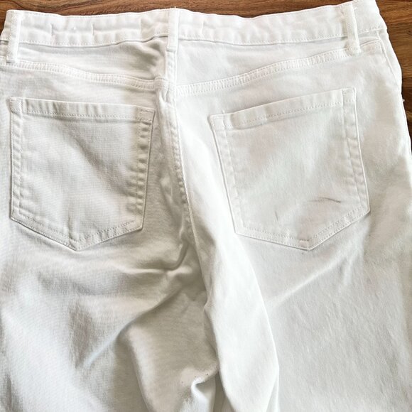 ELLA MOSS High Waist Straight White Jeans Size 12/31 - Picture 8 of 10